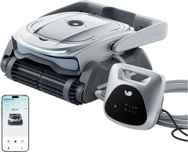 Bublue D10P Robotic Pool Cleaner with Intelligent Pathing