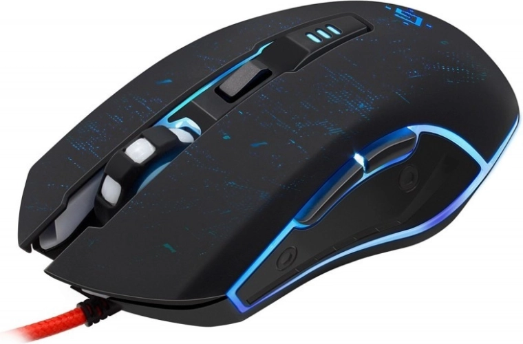 wired gaming mouse defender draglen gm-907 7200 dpi with backlight