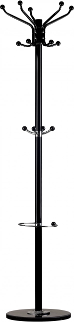 Porte-manteau pour vêtements et parapluies, marbre noir ModernHome
