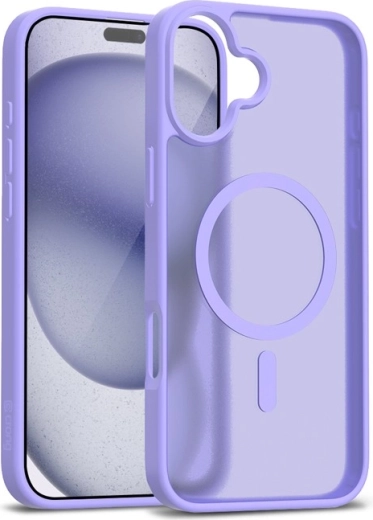 Hybrid matte magnetic MagSafe case for iPhone 17 – lavender