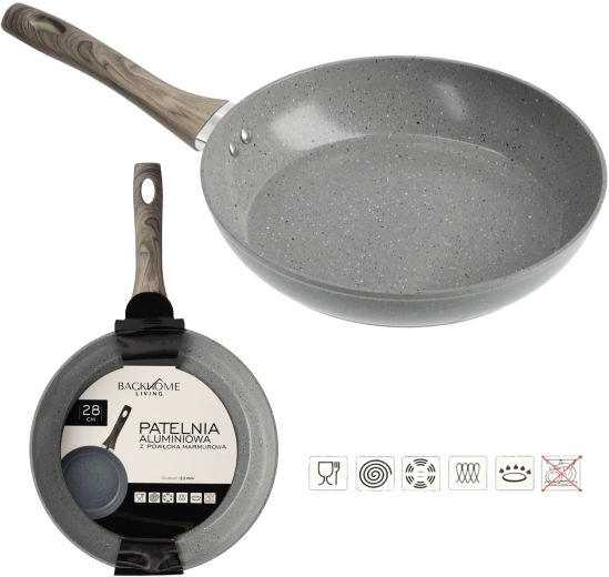 Aluminiumpfanne mit Marmor-Antihaftbeschichtung 28 cm