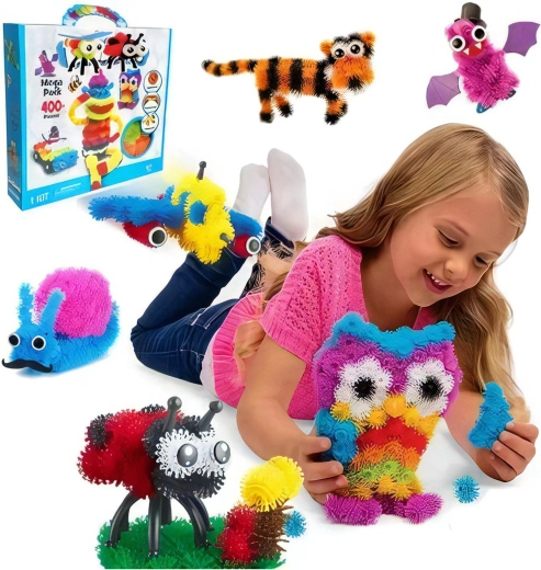 Creatieve stekelblokken met accessoires – meer dan 900 onderdelen