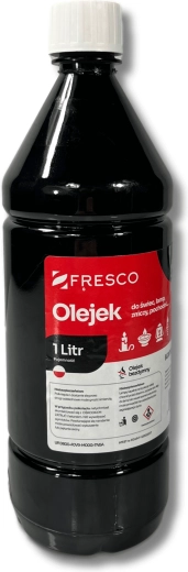 Carburant à huile pour lampes, torches et bougies 1 L – fraise