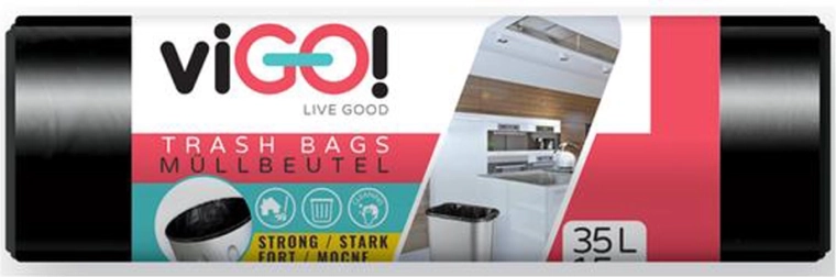 VIGO 35 l Trash Bags, 15 pcs