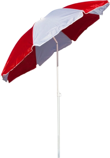Strandparasol 180 cm met knikgewricht, mix kleuren