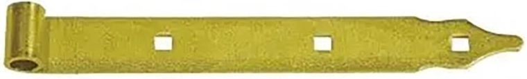 Bandhengsel 300 × 35 × 4 mm, pen-diameter 13 mm, geel verzinkt