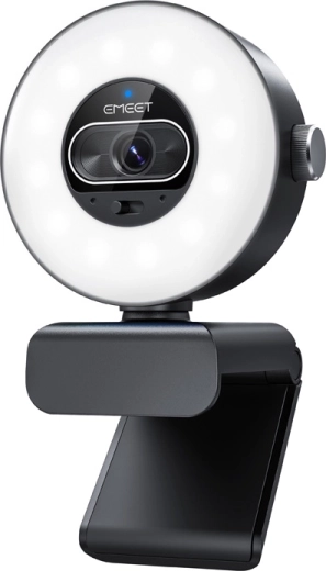 Webcam EMEET SmartCam S600L 4K avec anneau lumineux
