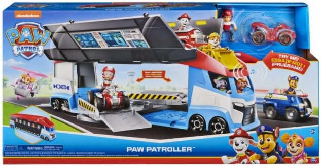 Paw Patrol Paw Patroller 2 – transport truck and racetrack with Ryder