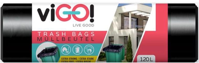 VIGO DeLuxe Trash Bags 120 L, 10 pcs