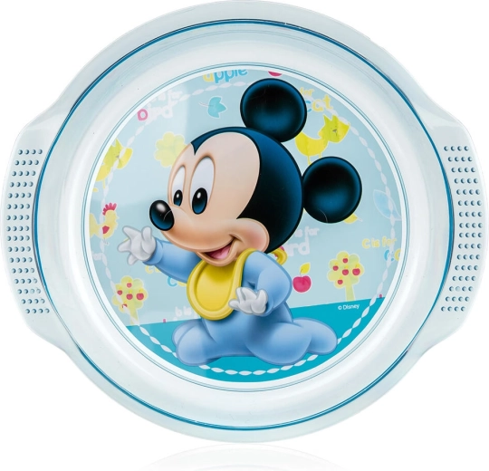 Kinder-Teller MICKEY 17 cm aus Kunststoff