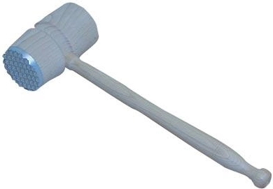 Single-sided meat tenderizer 27 cm wood and metal