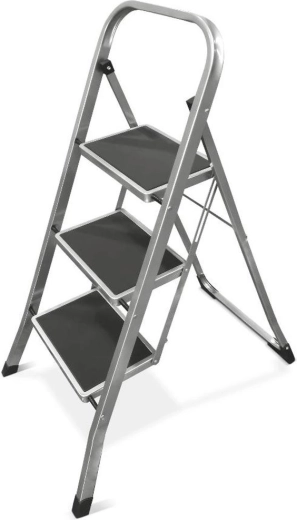 Opvouwbare Lamart Tower-huishoudtrap met 3 treden