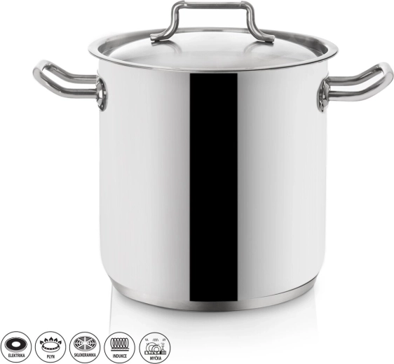 Stainless steel pot STOCK 4.5 l with lid