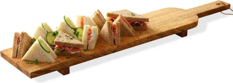 Houten serveerplank 68 × 12,5 cm