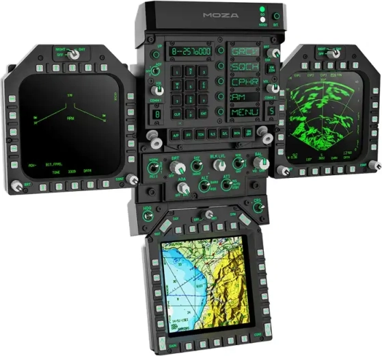 MOZA Racing FMP18 Modular Flight Panel Bundle