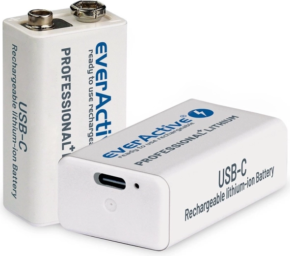 EverActive 9V 550mAh USB-C Battery