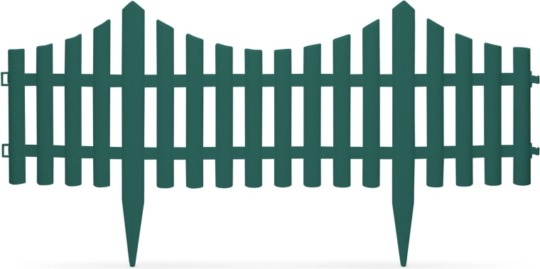 Green plastic garden edging 60 × 23 cm
