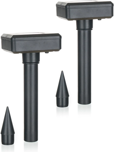 Solar mole repeller, black, 2 pcs