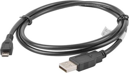 USB cable 2.0 micro USB AM–MBM5P, 1 m, black