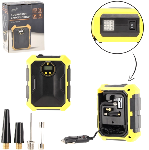 12V 100W Car Compressor with Digital Display and LED Light