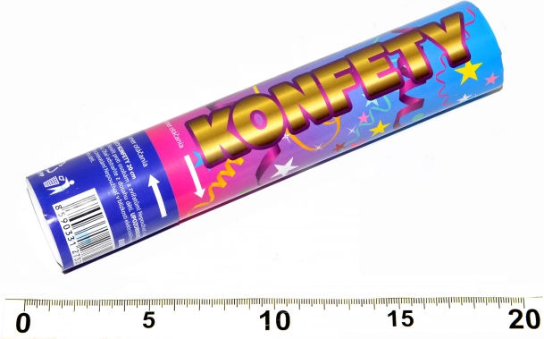 Party confetti launcher - 20 cm