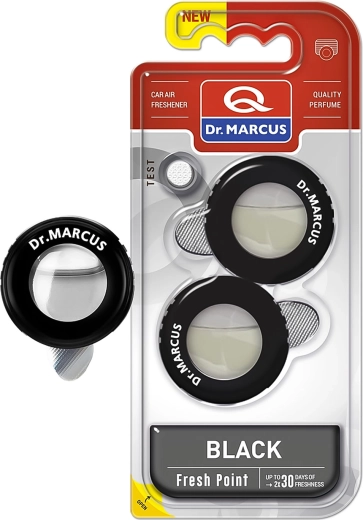 Dr. Marcus Fresh Point Black luchtverfrisser voor in de auto