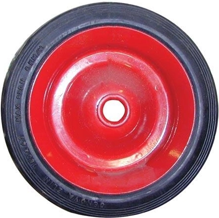 Massief wiel voor steekwagen 180 × 15 mm met metalen velg