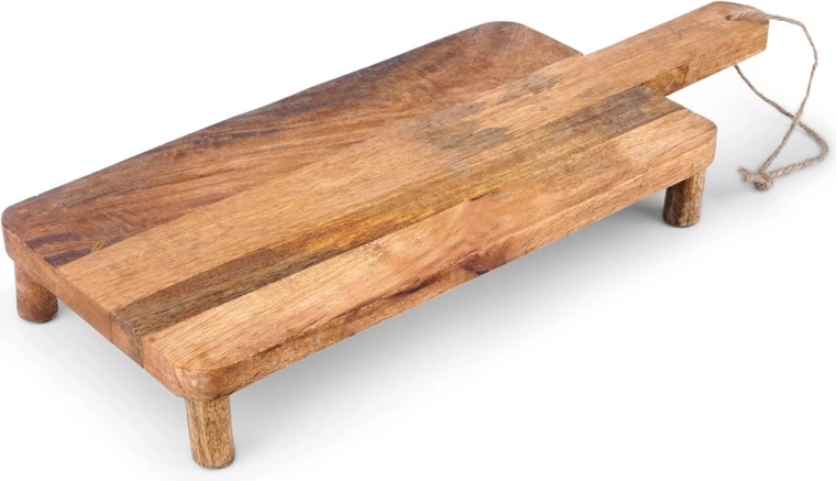 Serveerplank van mangohout 50 × 19 × 6 cm