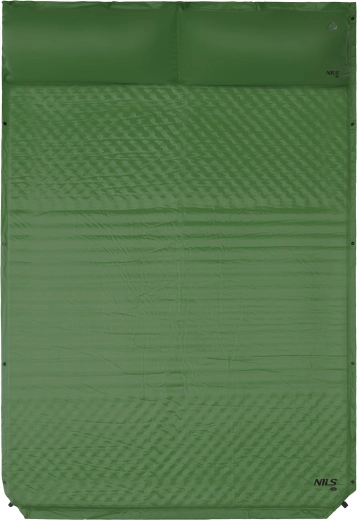 NILS CAMP NC4060 green self-inflating double sleeping pad