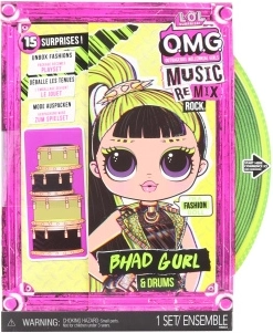 L.O.L. Surprise! OMG ReMix Rock big sister Bhad Gurl with drums