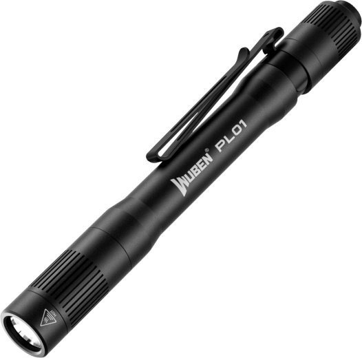Wuben PL01 LED-zaklamp in penvorm 650 lm zwart