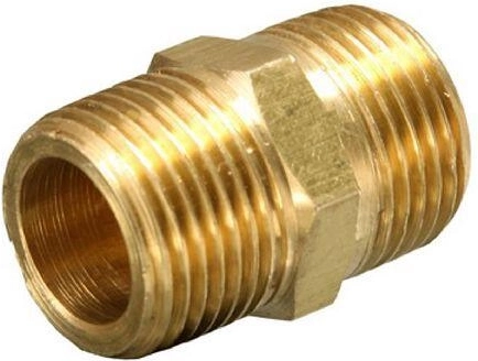 Double male reducer 1/4" x 3/8"