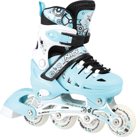 Kinderinline skates 4-in-1 NILS EXTREME mintkleurig – S (31-34)