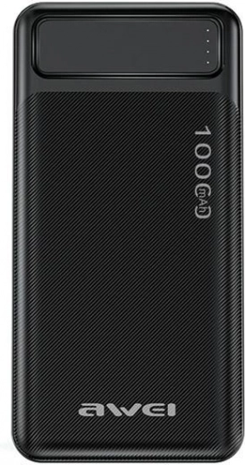 Power bank 10 000mAh P5K 2xUSB 2.1A Black
