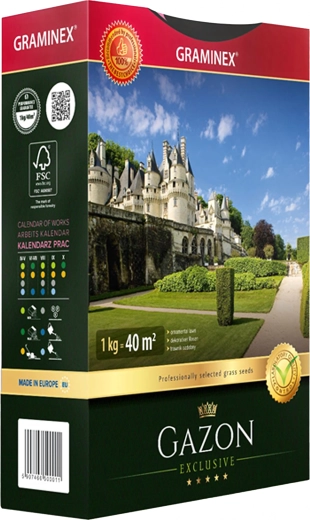 Premium grass seed mix for overseeding Gazon 1 kg