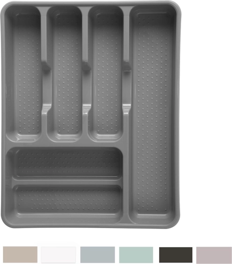Bestekbak Dem plastic lade-organizer 38 × 30 × 4,5 cm, kleurenmix