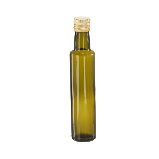 Dorica Glass Bottle 250 ml dark olive