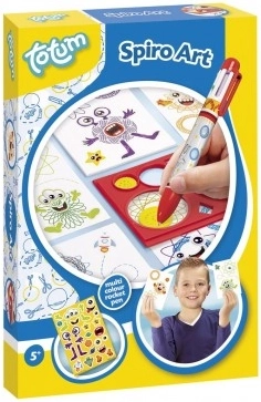 Kit créatif Spiro Art art en spirale en plastique dans une boîte 13x19x3,5 cm