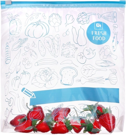Sachets alimentaires refermables 3 l, 10 pcs