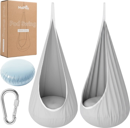 Cocon suspendu pour enfants NESTO gris