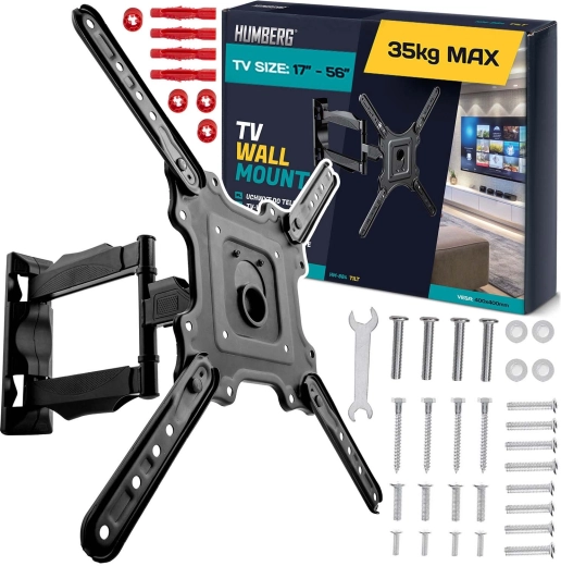 Support mural TV 17–56" Humberg, charge maximale 35 kg