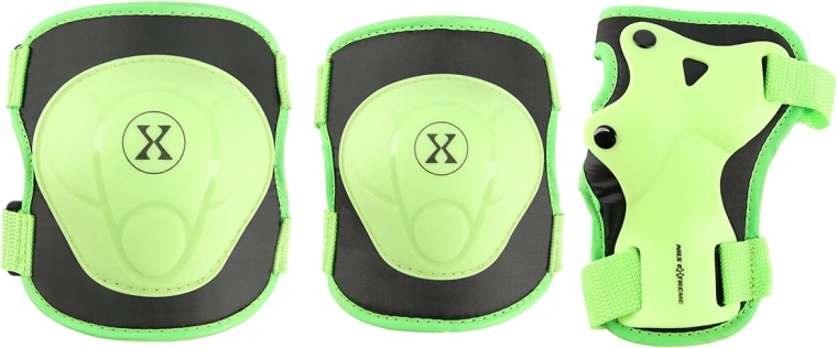 NILS Extreme H704 skating and skateboard protective gear set – green – S