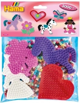 HAMA Midi Iron-on Beads – 3,000 pcs and 4 pegboards