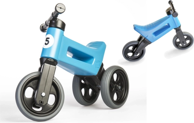 FUNNY WHEELS Rider Sport 2-in-1 balance bike for kids – Blue