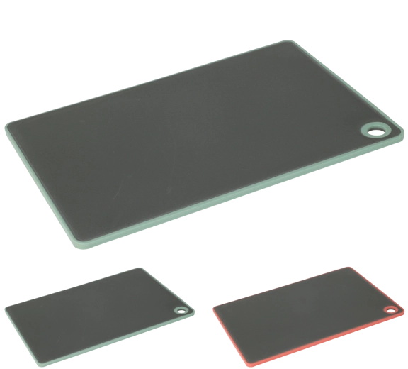 Planche à découper en plastique avec bord antidérapant 33 × 23 cm