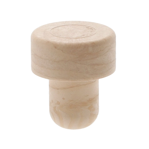 Bouchon synthétique « grzybek » D17 pour vin et boissons