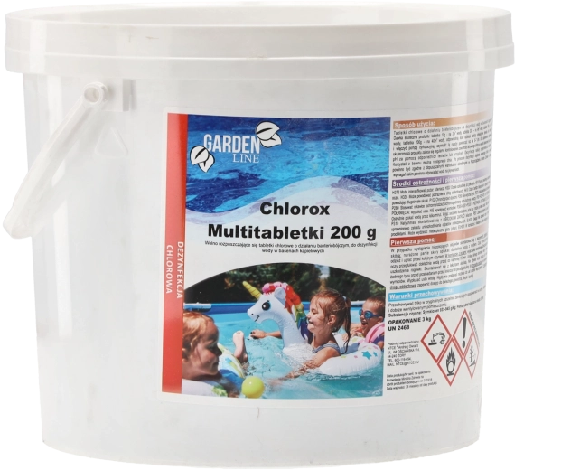 Chlorine multifunctional pool tablets 200 g