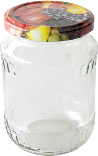Canning Jars 370 ml TWIST 66 with Fruit Lids, 8 pcs