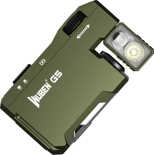 Wuben G5 zaklamp 400 lm – armygroen