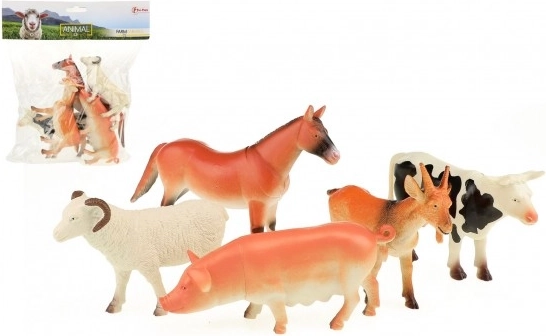 ToiToys Animal World Bauernhof – Set mit 5 Nutztieren